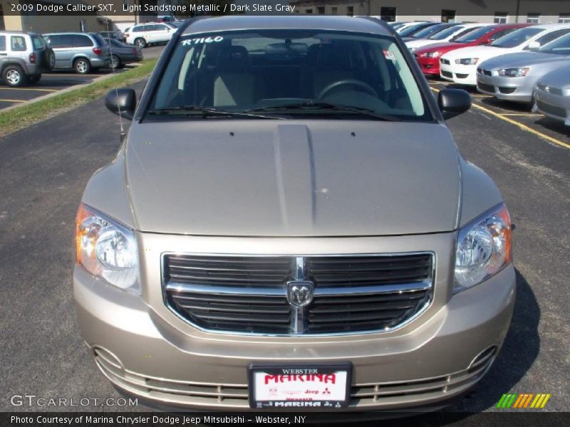 Light Sandstone Metallic / Dark Slate Gray 2009 Dodge Caliber SXT