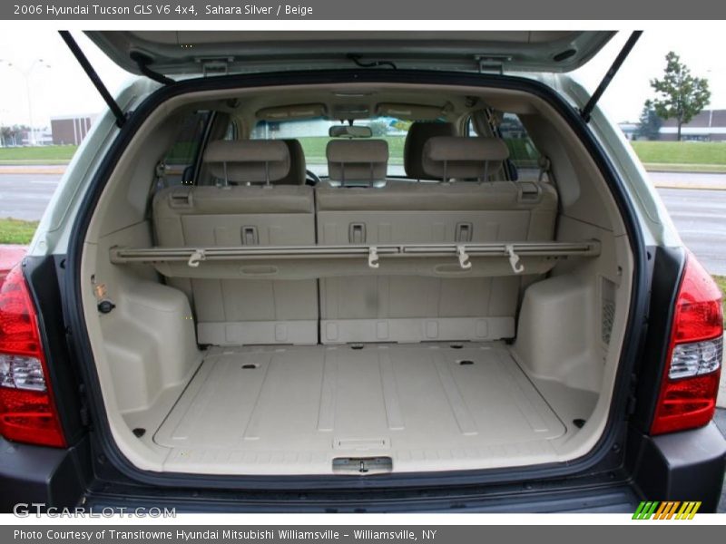 Sahara Silver / Beige 2006 Hyundai Tucson GLS V6 4x4