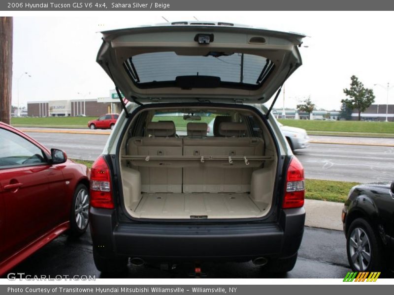 Sahara Silver / Beige 2006 Hyundai Tucson GLS V6 4x4