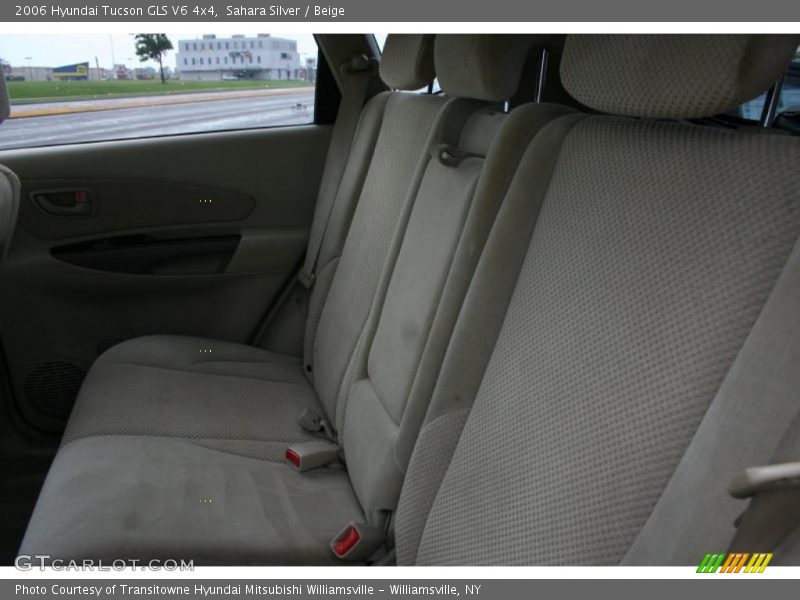 Sahara Silver / Beige 2006 Hyundai Tucson GLS V6 4x4