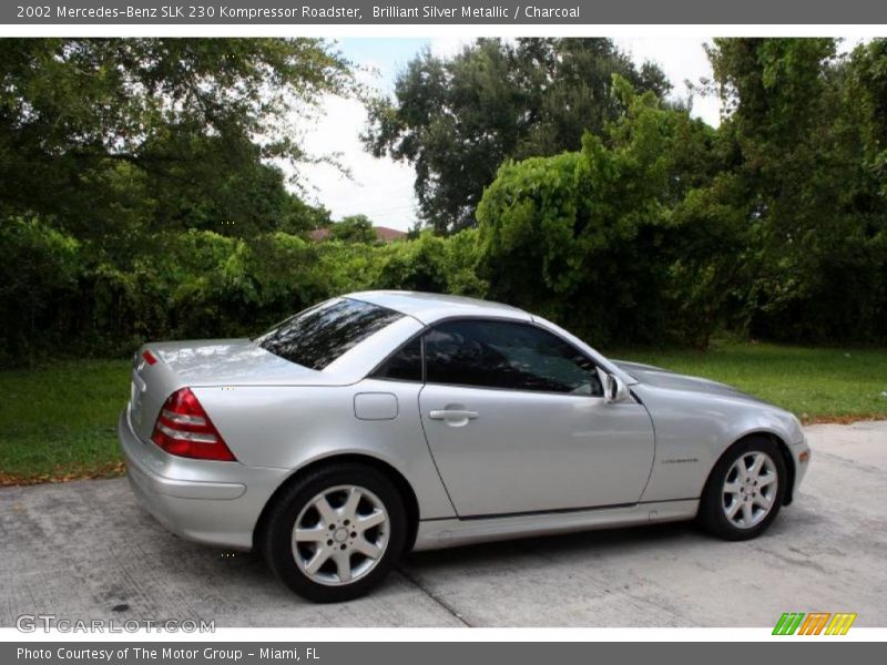 Brilliant Silver Metallic / Charcoal 2002 Mercedes-Benz SLK 230 Kompressor Roadster