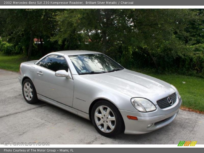 Brilliant Silver Metallic / Charcoal 2002 Mercedes-Benz SLK 230 Kompressor Roadster