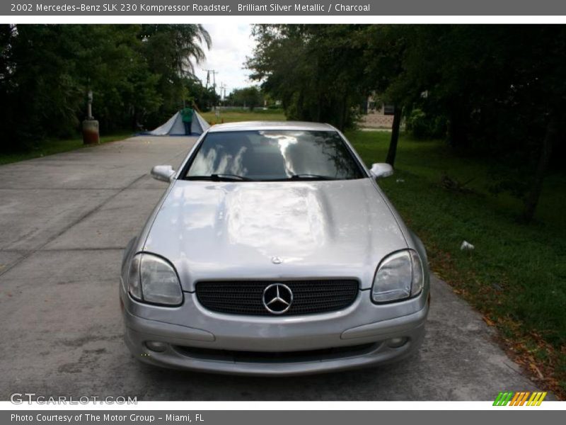 Brilliant Silver Metallic / Charcoal 2002 Mercedes-Benz SLK 230 Kompressor Roadster