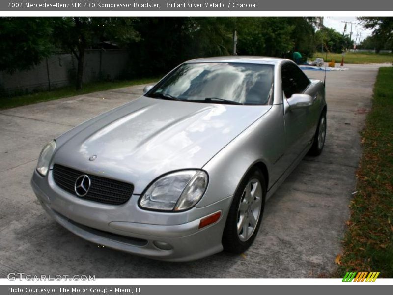 Brilliant Silver Metallic / Charcoal 2002 Mercedes-Benz SLK 230 Kompressor Roadster