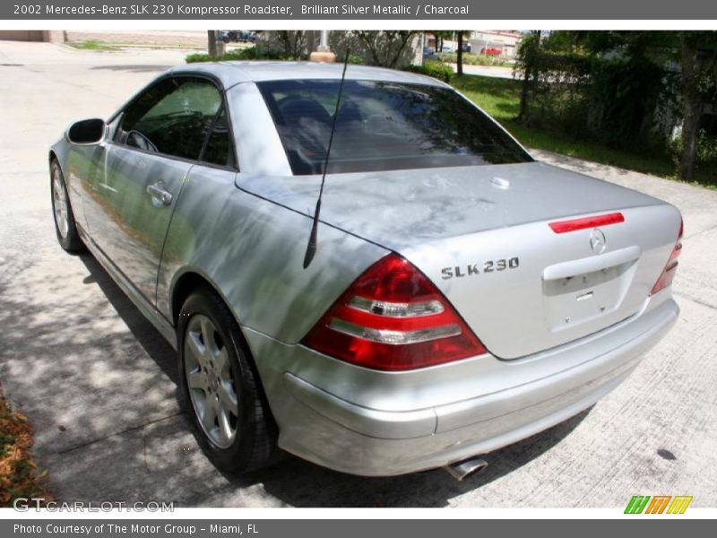 Brilliant Silver Metallic / Charcoal 2002 Mercedes-Benz SLK 230 Kompressor Roadster