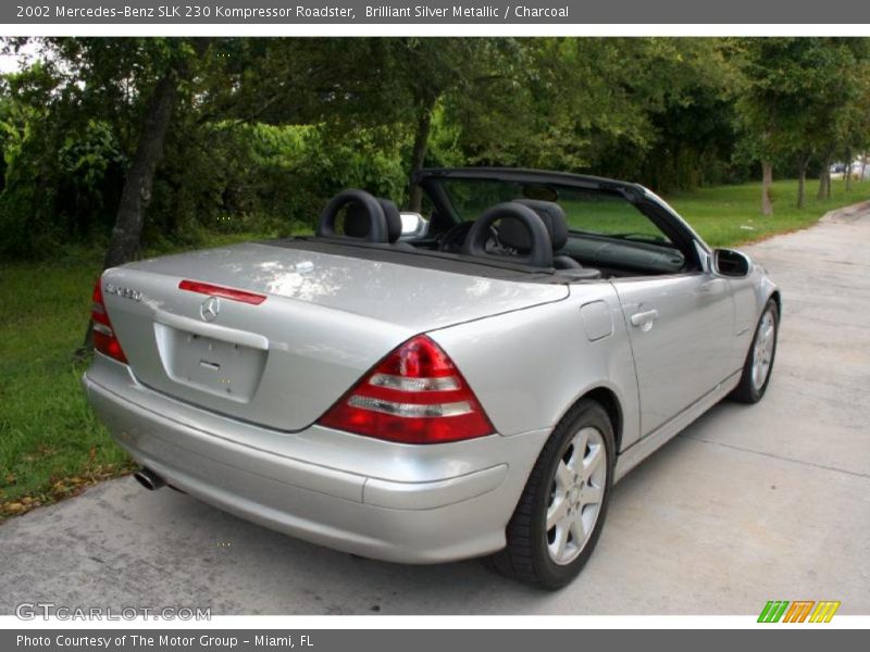 Brilliant Silver Metallic / Charcoal 2002 Mercedes-Benz SLK 230 Kompressor Roadster