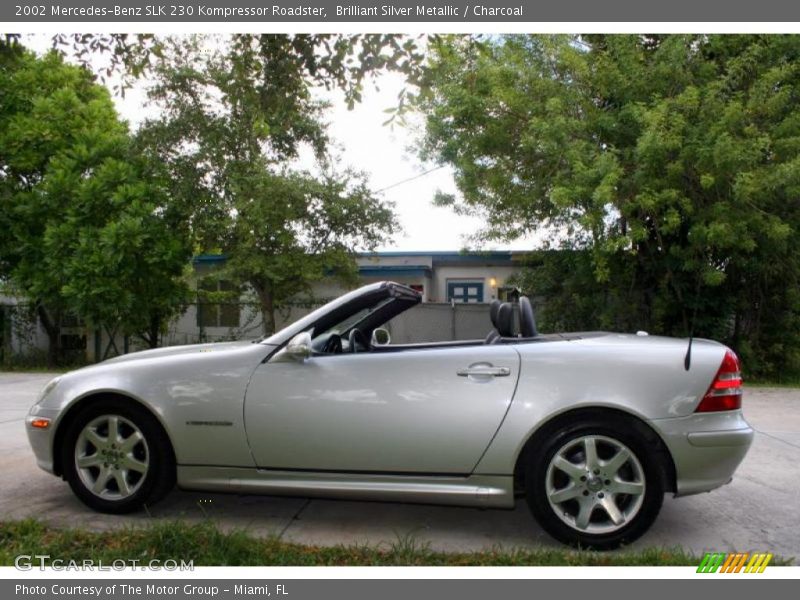 Brilliant Silver Metallic / Charcoal 2002 Mercedes-Benz SLK 230 Kompressor Roadster