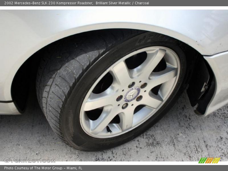 Brilliant Silver Metallic / Charcoal 2002 Mercedes-Benz SLK 230 Kompressor Roadster