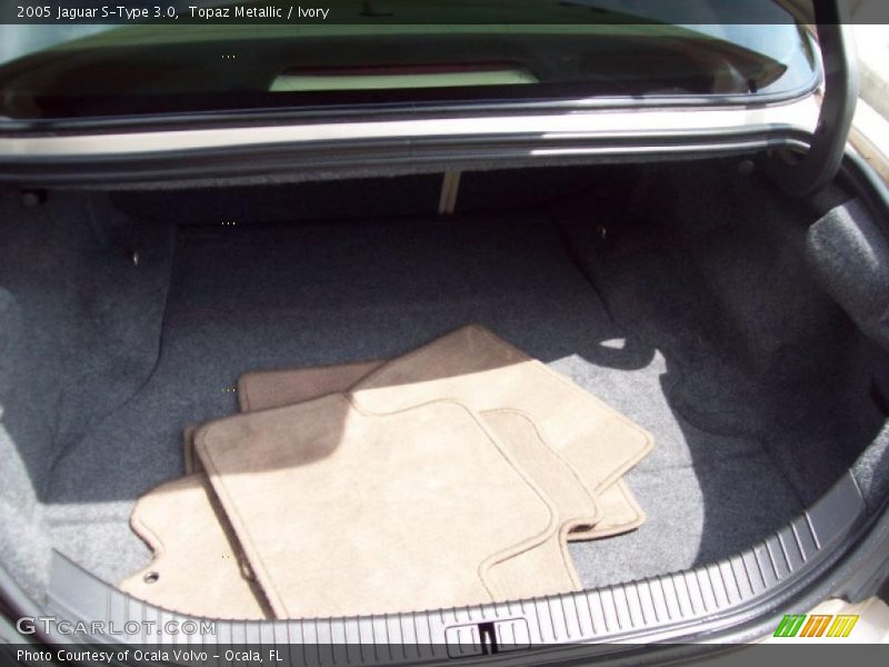 Topaz Metallic / Ivory 2005 Jaguar S-Type 3.0