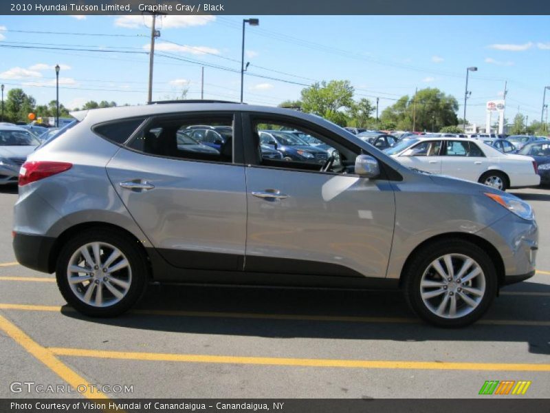 Graphite Gray / Black 2010 Hyundai Tucson Limited