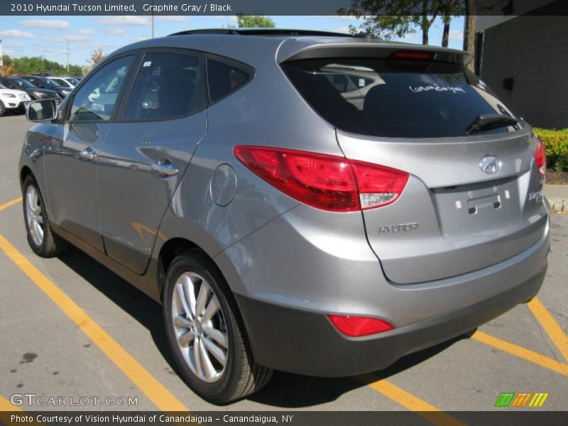 Graphite Gray / Black 2010 Hyundai Tucson Limited