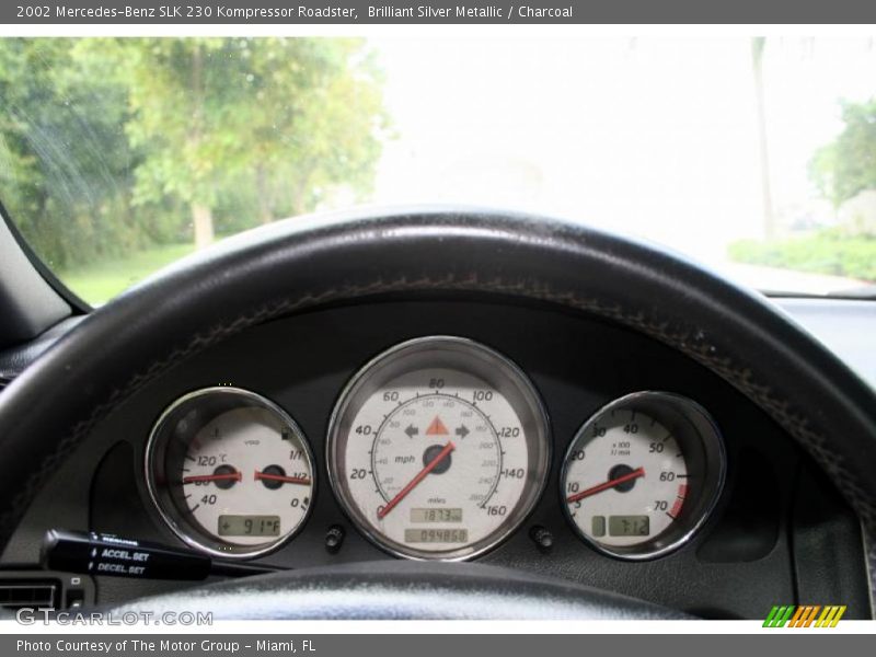 Brilliant Silver Metallic / Charcoal 2002 Mercedes-Benz SLK 230 Kompressor Roadster