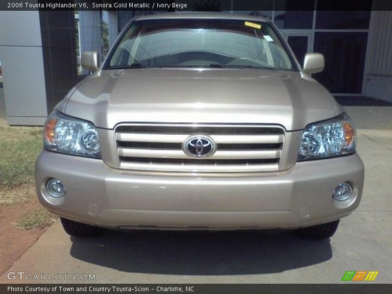 Sonora Gold Metallic / Ivory Beige 2006 Toyota Highlander V6