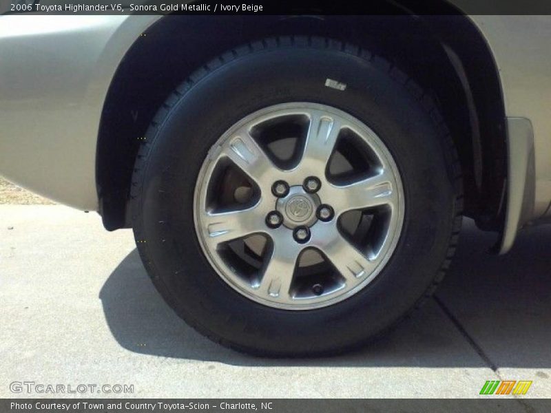 Sonora Gold Metallic / Ivory Beige 2006 Toyota Highlander V6
