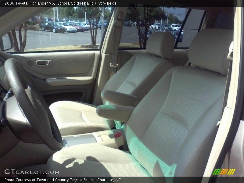 Sonora Gold Metallic / Ivory Beige 2006 Toyota Highlander V6