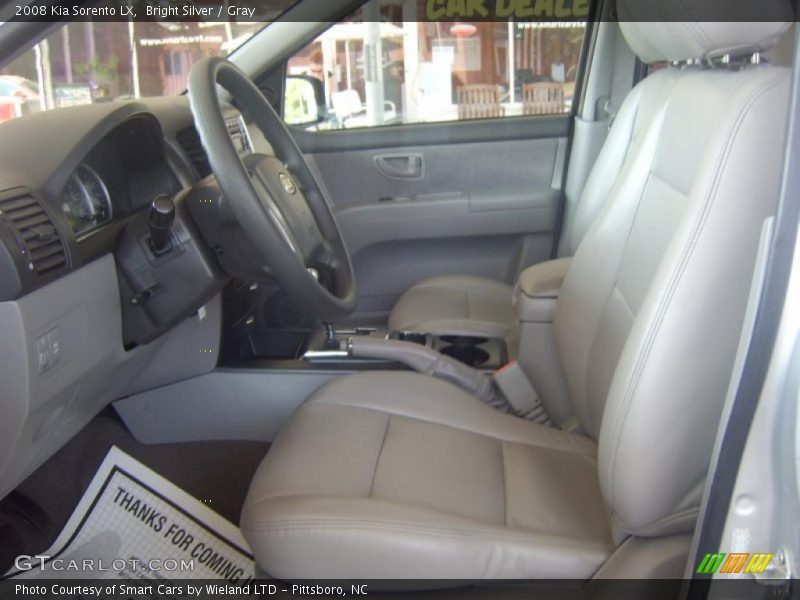 Bright Silver / Gray 2008 Kia Sorento LX