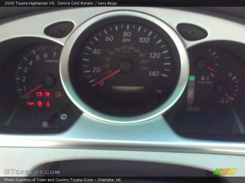 Sonora Gold Metallic / Ivory Beige 2006 Toyota Highlander V6