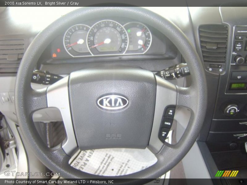 Bright Silver / Gray 2008 Kia Sorento LX