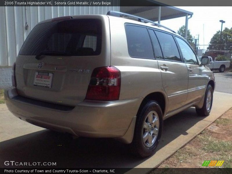 Sonora Gold Metallic / Ivory Beige 2006 Toyota Highlander V6