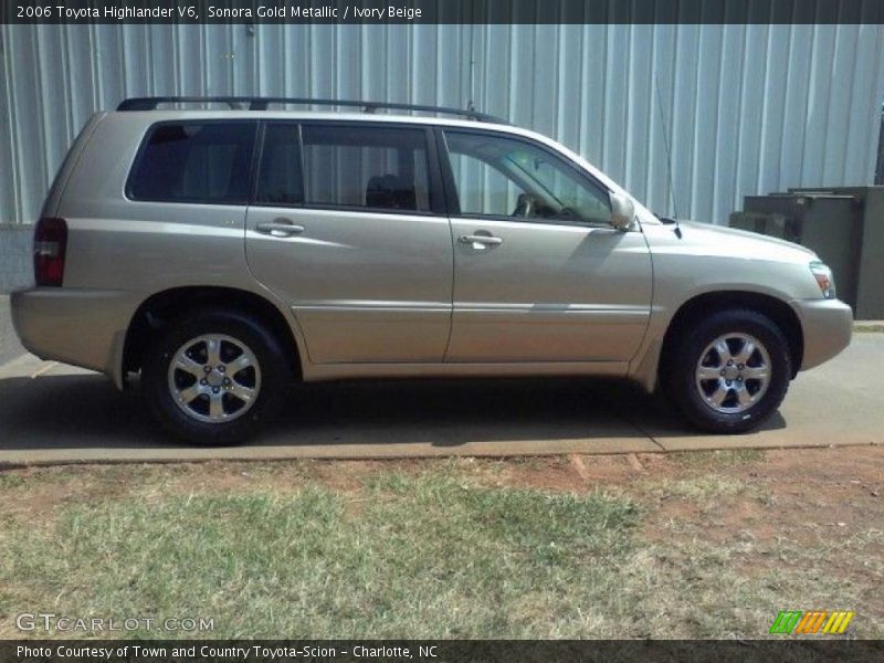 Sonora Gold Metallic / Ivory Beige 2006 Toyota Highlander V6