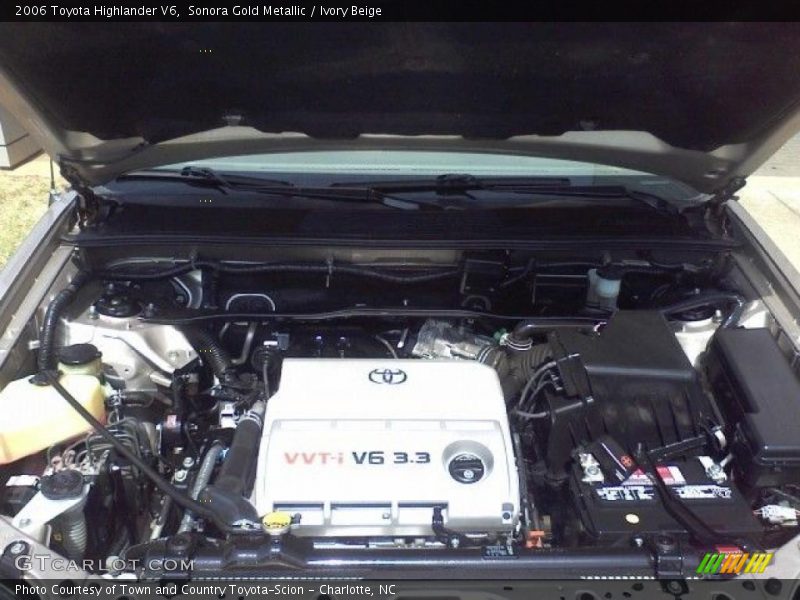Sonora Gold Metallic / Ivory Beige 2006 Toyota Highlander V6