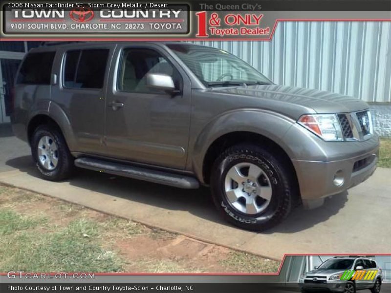 Storm Grey Metallic / Desert 2006 Nissan Pathfinder SE