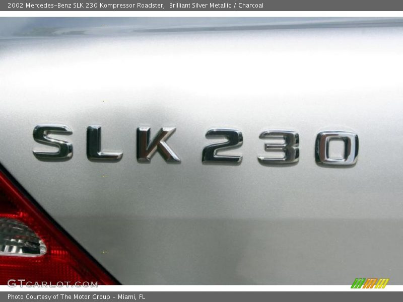 Brilliant Silver Metallic / Charcoal 2002 Mercedes-Benz SLK 230 Kompressor Roadster