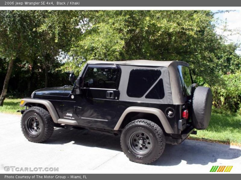 Black / Khaki 2006 Jeep Wrangler SE 4x4