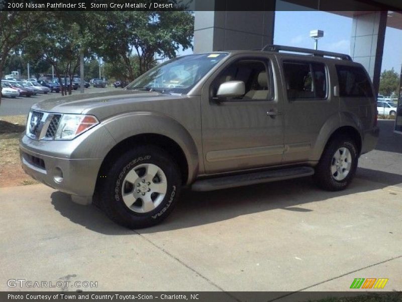 Storm Grey Metallic / Desert 2006 Nissan Pathfinder SE