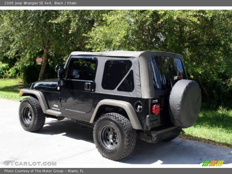 Black / Khaki 2006 Jeep Wrangler SE 4x4