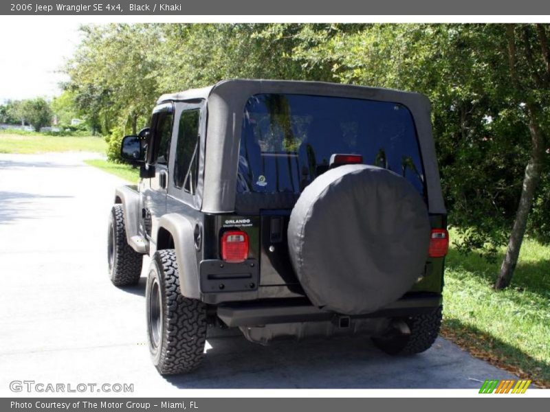 Black / Khaki 2006 Jeep Wrangler SE 4x4