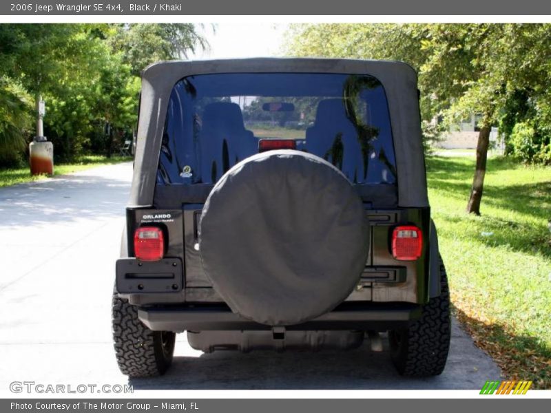 Black / Khaki 2006 Jeep Wrangler SE 4x4