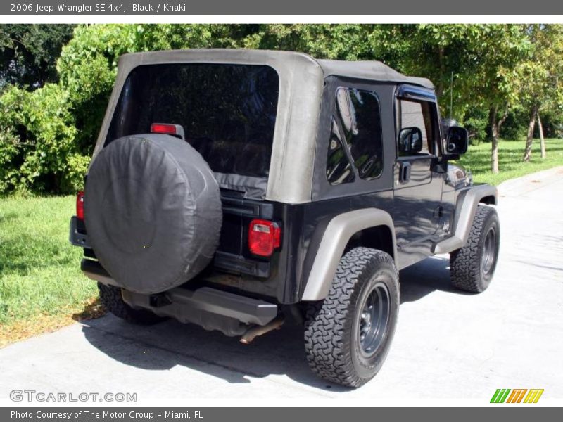 Black / Khaki 2006 Jeep Wrangler SE 4x4