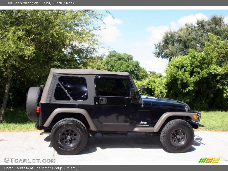 Black / Khaki 2006 Jeep Wrangler SE 4x4