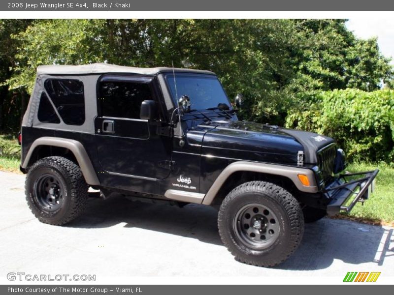 Black / Khaki 2006 Jeep Wrangler SE 4x4