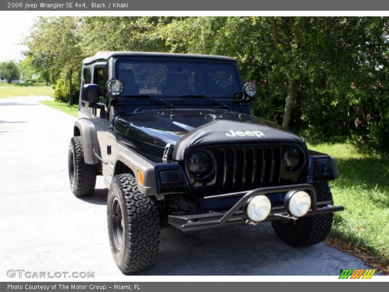 Black / Khaki 2006 Jeep Wrangler SE 4x4