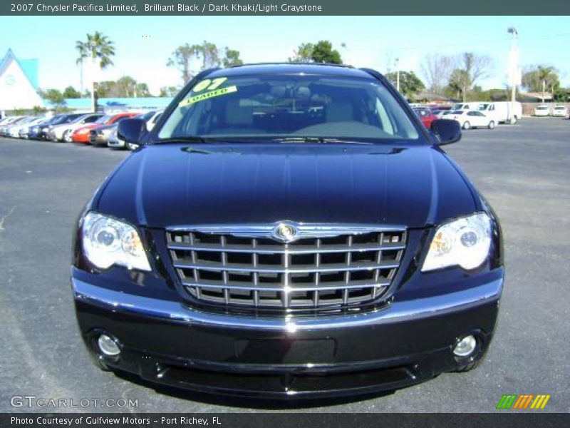 Brilliant Black / Dark Khaki/Light Graystone 2007 Chrysler Pacifica Limited