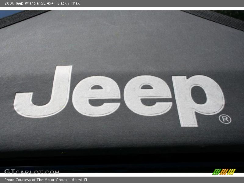 Black / Khaki 2006 Jeep Wrangler SE 4x4