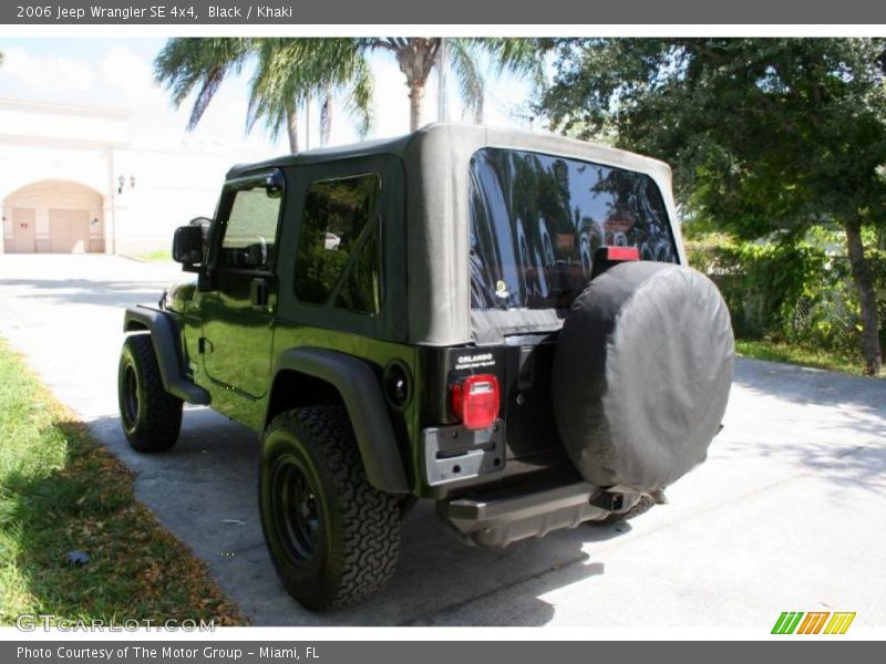 Black / Khaki 2006 Jeep Wrangler SE 4x4