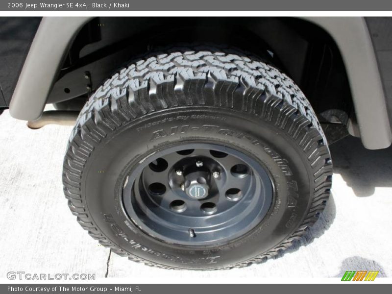 Black / Khaki 2006 Jeep Wrangler SE 4x4