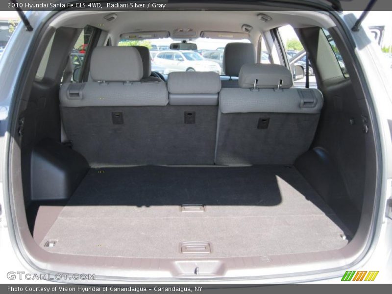 Radiant Silver / Gray 2010 Hyundai Santa Fe GLS 4WD