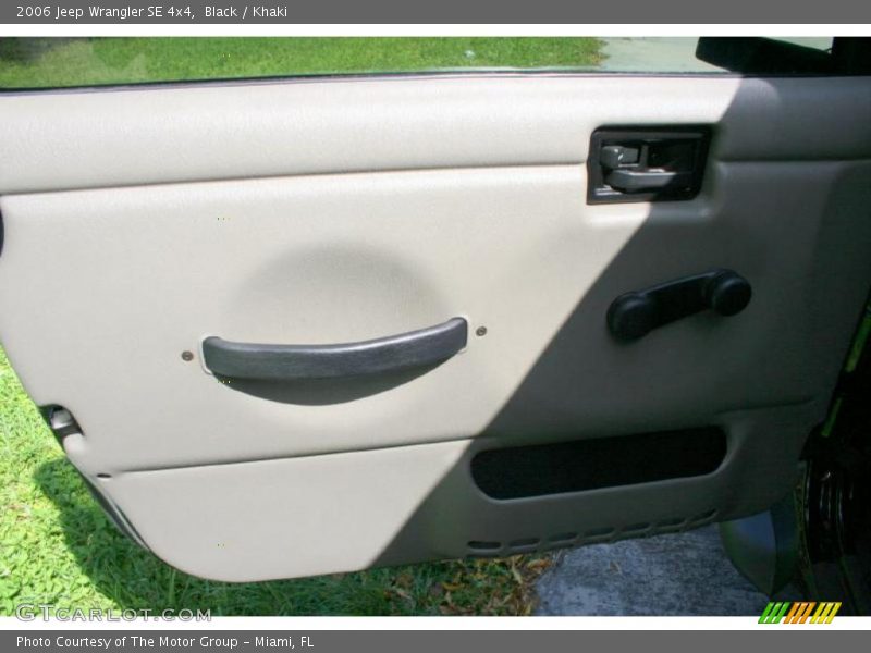 Black / Khaki 2006 Jeep Wrangler SE 4x4