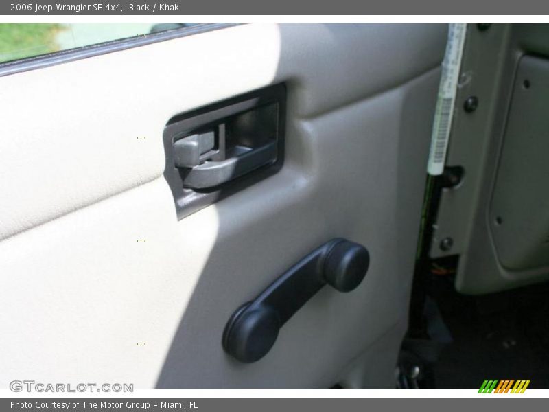 Black / Khaki 2006 Jeep Wrangler SE 4x4
