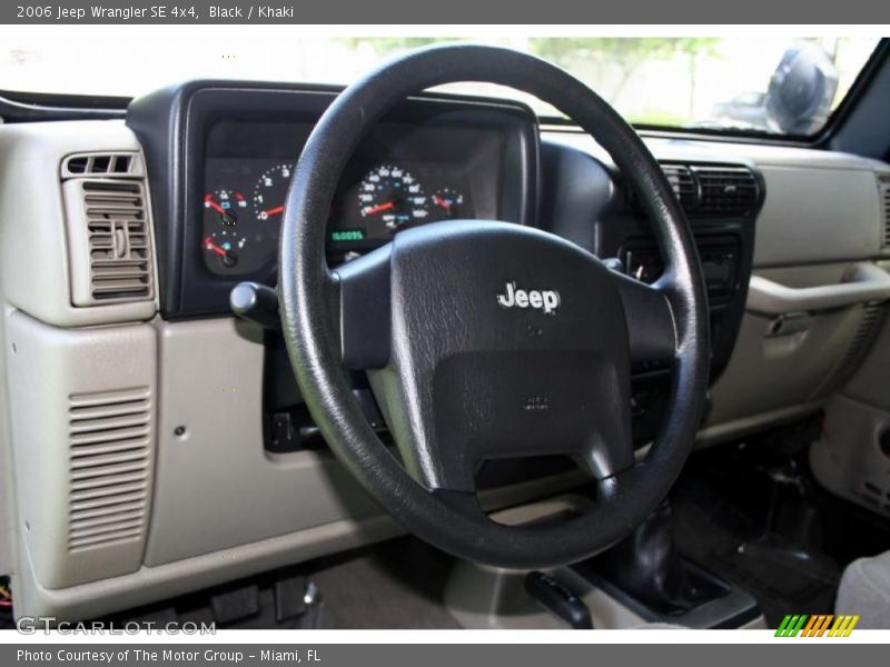 Black / Khaki 2006 Jeep Wrangler SE 4x4