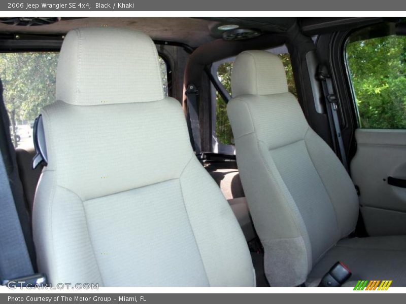 Black / Khaki 2006 Jeep Wrangler SE 4x4
