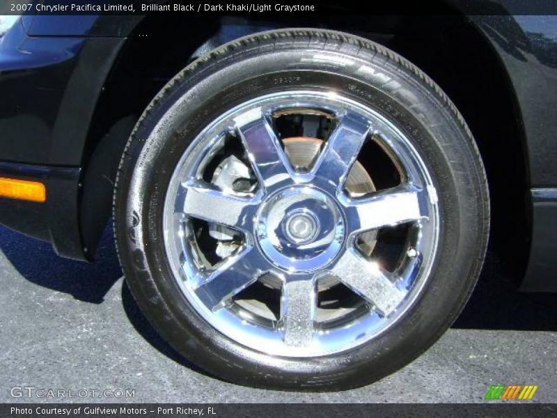 Brilliant Black / Dark Khaki/Light Graystone 2007 Chrysler Pacifica Limited