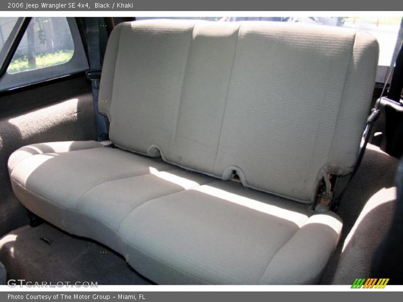 Black / Khaki 2006 Jeep Wrangler SE 4x4