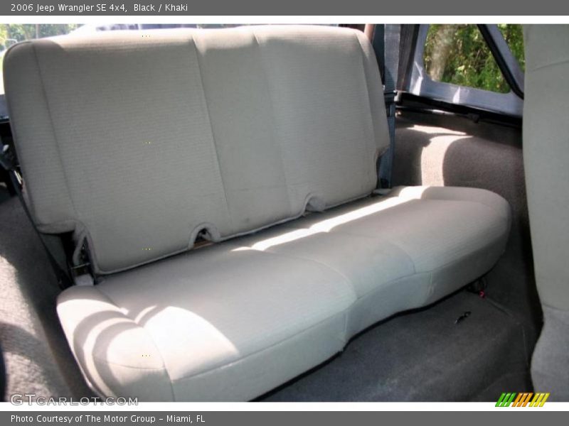 Black / Khaki 2006 Jeep Wrangler SE 4x4