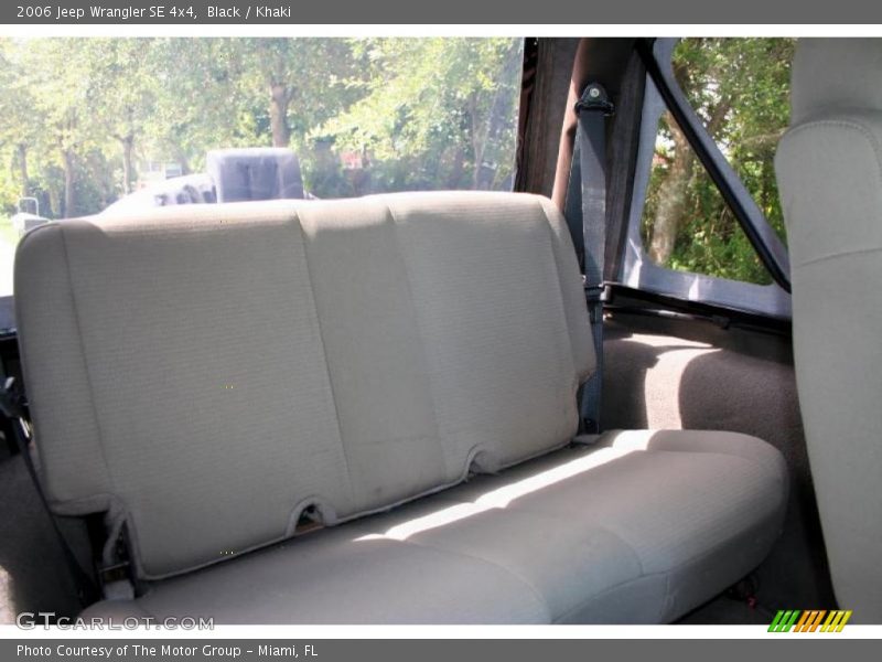 Black / Khaki 2006 Jeep Wrangler SE 4x4