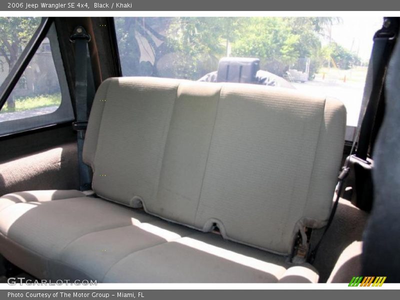 Black / Khaki 2006 Jeep Wrangler SE 4x4